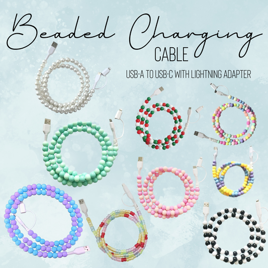 Charging Cord - Beaded